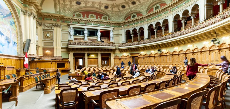 Parlamentssaal Schweiz