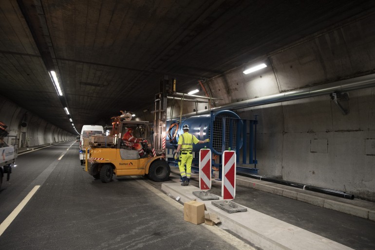 Vorbereitungen für Gesamterneuerung Kerenzerbergtunnel